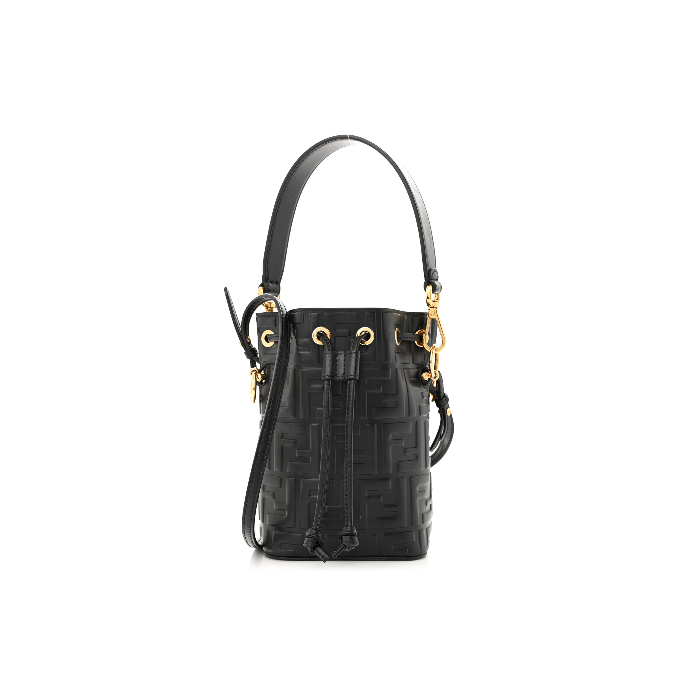 FENDI MON TRESOR LEATHER BLACK (18*12*10cm) 
